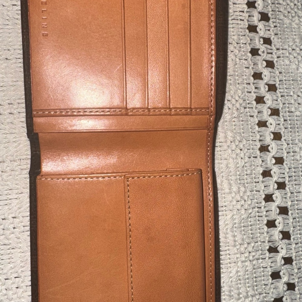 Celine Brown Leather Wallet - Picture 6 of 8
